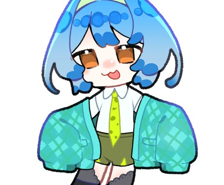 ミニキャラを描きます 配信などなど様々な場面で使用可能なミニキャラを製作します！！ イメージ2