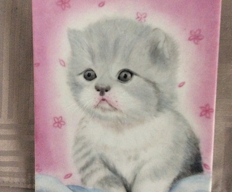 かわいいペットをお好みの白磁に描きますます ペットのスコチッシュ陶板画絵皿、カップなどなんにでも描きます イメージ1