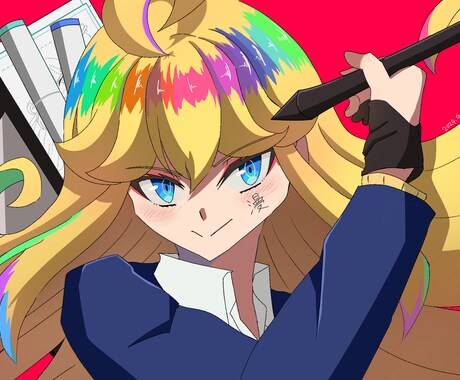 絵柄寄せ〇アニメ塗りイラスト描きます ご要望や用途に合わせたイラストを作成 イメージ1