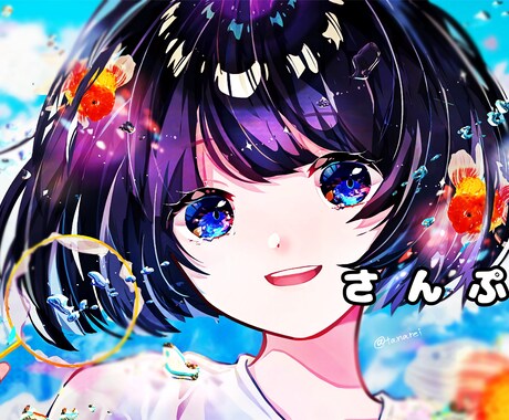 商用可・追加料金無し！美麗なイラストを描きます 誰よりも目立つサムネで閲覧数を伸ばしちゃいましょう！！ イメージ2
