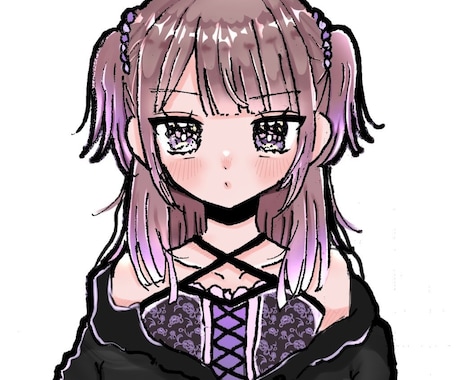 SNSアイコンイラストを描きます あなた好みの女の子のイラストを描きます！ イメージ1