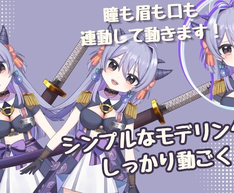 ２名様限定！】Live2Dモデリングします 立ち絵のままではなく“動く姿”で活動を始めたい方へ イメージ2