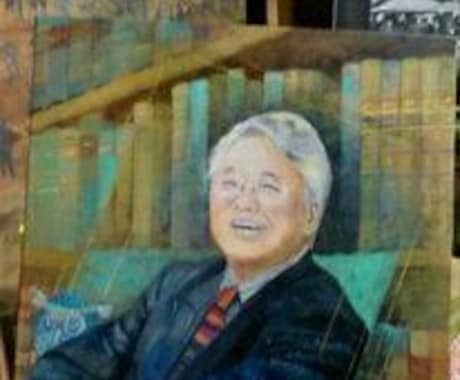 商用利用OKプロ画家がキャンバスに肖像画を描きます ペットもOK・油彩で3号20000円、肖像画を描きます イメージ1