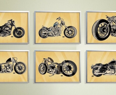 世界に１つだけ！あなたの愛車をデザイン製作します ご自分のバイクをインテリアに！お友達の愛車をお祝いに！ イメージ2