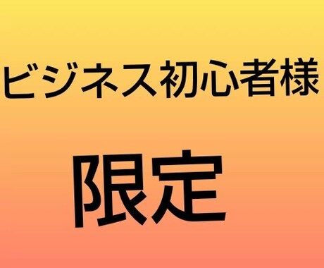 ビジネス初心者様の悩みの壁壊します これからビジネスを始めようと思っている超初心者様向けです イメージ1