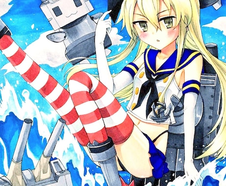 コピックでアナログイラストお届け致します イメージ1