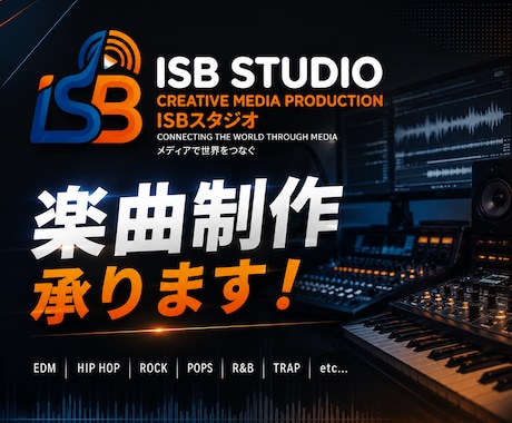 オリジナル楽曲制作致します イメージ1