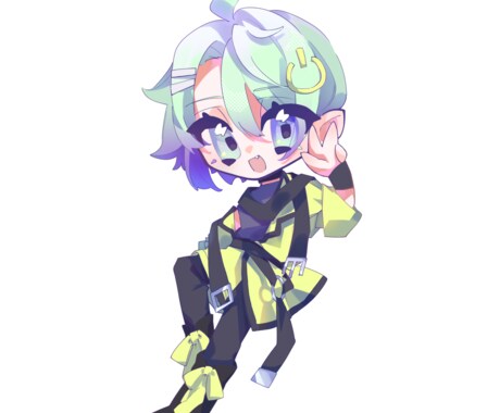 かわいいSDキャラ描きます キャラデザから制作可能！グッズ・アイコン・サムネにも イメージ2