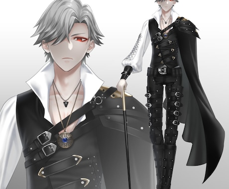ゲーム＆TRPG用キャラクター描きます キャラクターデザイン料も込み！修正回数制限なし！ イメージ2