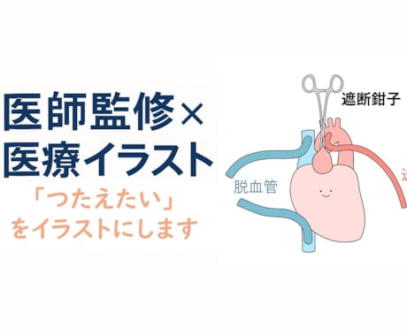 医師監修×正確でわかりやすい医療イラスト制作します 患者説明などにわかりやすいイラスト イメージ1