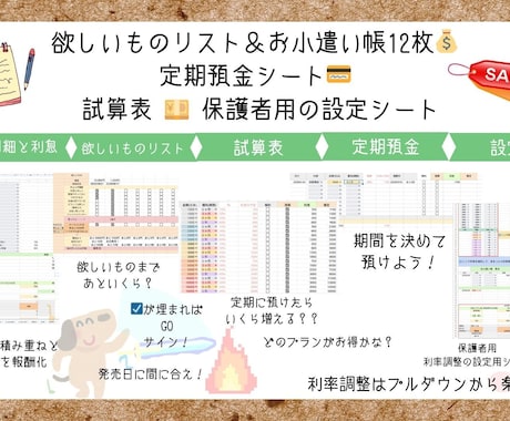 多機能なデジタルお小遣い帳をカスタムします 色の変更や収支カテゴリ追加で我が家流に！ イメージ2