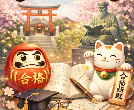学業運上昇　3点セットのご利益を発動させます 神社やパワースポットにいくのと同じ、それ以上のご利益です イメージ1