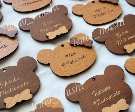 結婚式の席札を作ります お子さまが喜ぶ かわいい席札です！ イメージ1