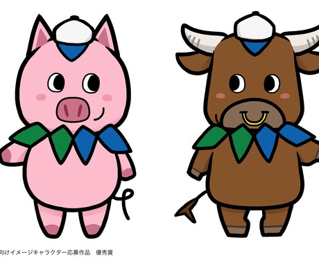 シンプル可愛い企業キャラクター描きます キャラデザから対応可能！看板となるキャラクターをお描きします イメージ2