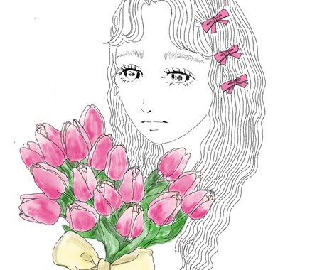 シンプルなアイコン・オーダーイラスト描きます シンプルだけど可愛いイラストが得意です＾＾ イメージ2