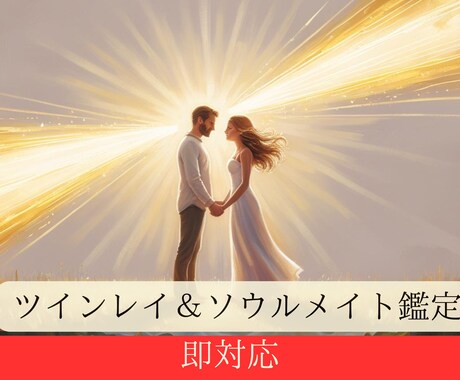 ツインレイ＆ソウルメイト鑑定魂の繋がりを解明します 1億の投資詐欺で覚醒した【第六感】/霊視/お二人の絆を深める イメージ1