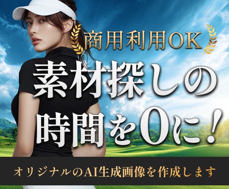 商用利用OK!!広告に使えるスポーツ素材制作します meta広告◎もう探さなくていい。 “唯一無二のビジュアル イメージ1