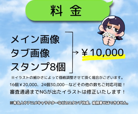 LINEスタンプ作成いたします 商用利用OK！ポップなタッチのLINEスタンプを短納期で！ イメージ2
