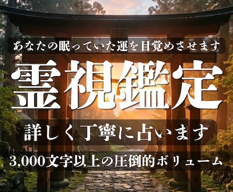 霊視鑑定で貴方様の未来が明るくなるよう占います この鑑定では貴方様の魂の揺れを整えて、現実を変化させます イメージ1
