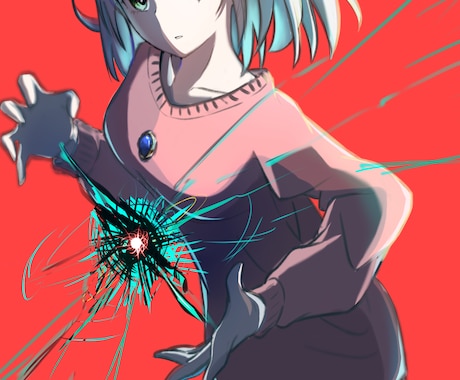 可愛い女の子のイラスト描きます 躍動感のある作品をテーマにしてます イメージ1
