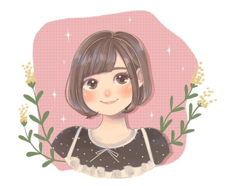 優しい雰囲気のある似顔絵描きます 優しく、あたたかみのある絵柄で似顔絵描かせてください! イメージ1