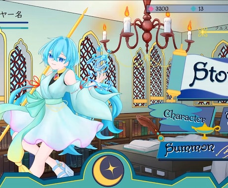 簡易Live2Dアニメーション制作いたします 配信待機画面やループアニメーション イメージ2