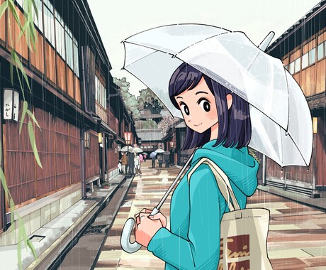 人物カラーイラスト作成します 商用可!おしゃれ人物カット 現役イラストレータが承ります イメージ2