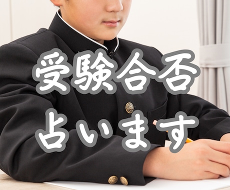 受験・就活＜合否＞・その先の未来の展望を占います 中高大受験・就活の合否占い～今年来年の日付運勢カレンダー付 イメージ1