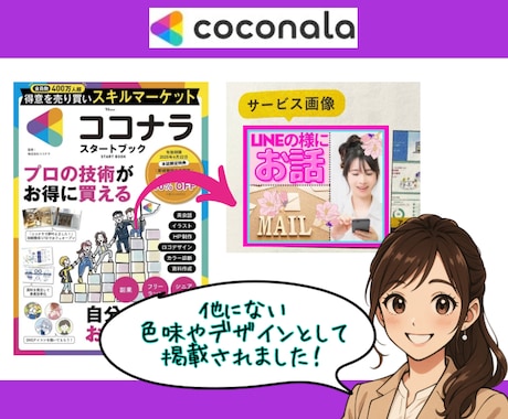 あなた好みのオリジナル画像に一緒に仕上げて行きます ✅目を引く画像として✨公式ガイドブログ✨に掲載されました❗️ イメージ2