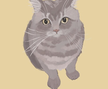 ペット、愛猫愛犬など描きます 厚塗りですが、リアル過ぎない可愛さの入ったタッチで。 イメージ2