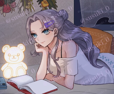 厚塗りイラスト  1枚絵描きます 厚塗りが得意です！お気軽にご相談下さい。 イメージ2