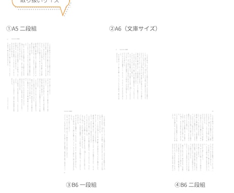 小説同人誌の本文組版・デザイン承ります 文字書きさん！　一緒に小説同人誌を作らせてください！ イメージ2