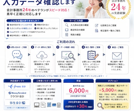 その仕訳、本当に大丈夫？会計データ確認します 会計事務所24年！仕訳ミスを素早く確認 イメージ2