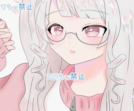 ネットなどのアイコンにおすすめなイラスト描きます 参考画像に極力似せ最大限に可愛く仕上げます！ イメージ2