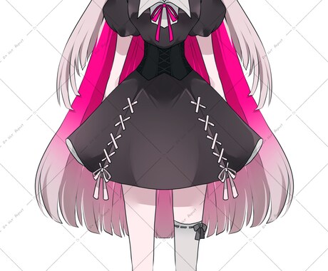 ライバーの立ち絵制作致します カラフルで少しダークな雰囲気が得意です･･･♡ イメージ2