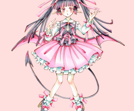 コミック調アナログイラストを制作します 見積もり相談でラフ提出無料☆お気軽にお問い合わせください イメージ2