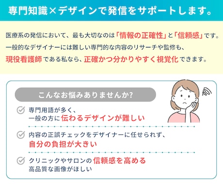 現役看護師が医療系インスタ投稿をデザインします 13年目手術室看護師が監修！正確な伝わる図解を修正無制限で。 イメージ2