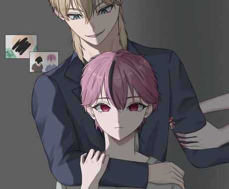 アイコン、立ち絵、歌ってみた等サムネ描きます キャラクターデザインもお受け致します！ イメージ2