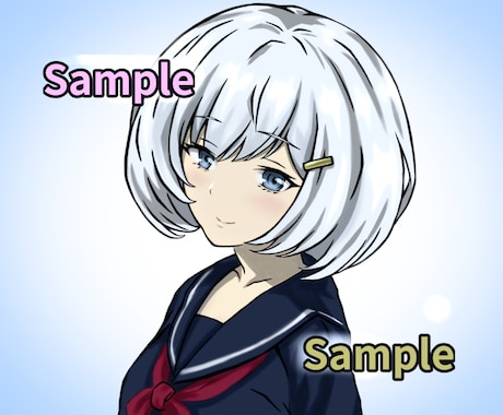 クールかわいい✨女の子SNSアイコン制作します 商用利用可能な女の子イラストのＳＮＳアイコン作ります イメージ2