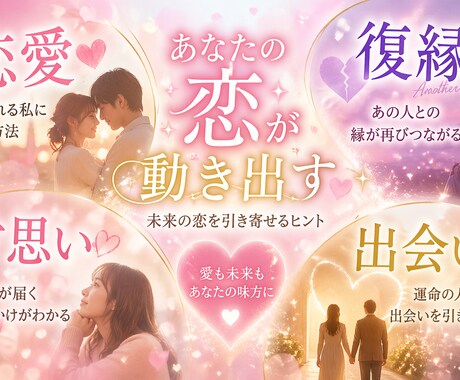 恋愛専門　あの人の気持ちをタロットで鑑定します 不安な気持ちを、占いで安心と希望”に変えましょう イメージ1