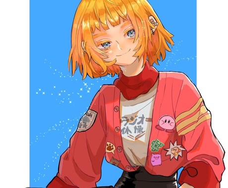 イラスト制作//鮮やかなキャラ絵を描きます 挿絵、観賞用、アイコンなどに！！ イメージ2