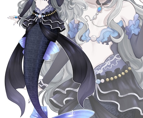 アイコンから1枚絵までなんでもお描きします Vtuber様向けパーツ分けイラストも可能です イメージ2
