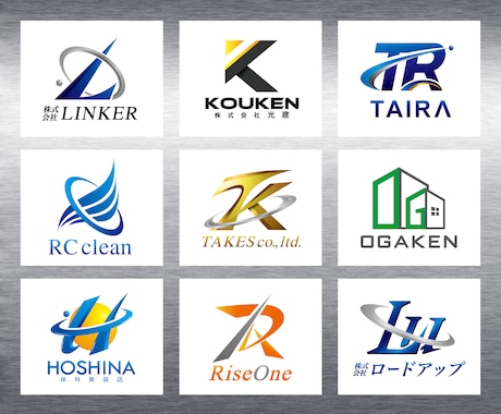 クールでスタイリッシュな躍動感あるロゴを作成します プロがつくる本格的なロゴ&名刺☆ 初回３提案 修正無制限！ イメージ2