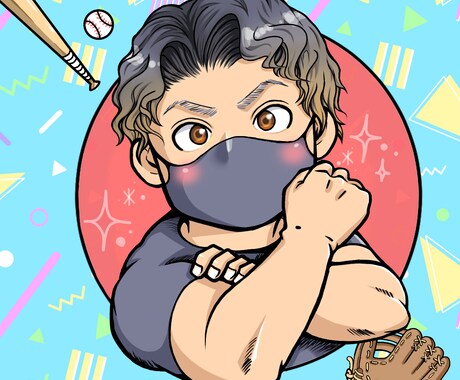 POP可愛いSNSアイコン描きます 資料掲載用の限定価格で個性的なイラストをお届け✮* イメージ1
