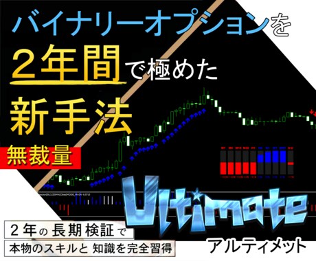 バイナリーオプションを2年間で極めた手法になります バイナリーオプションの本物のスキルと知識を完全習得!! イメージ1