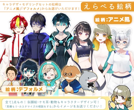 うるうる揺れる瞳、自然な可動域でモデリングします モデリングのみもOK！丁寧なヒアリングでご案内致します◎ イメージ2