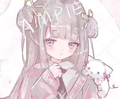 商用利用無料、修正何度でも◯かわいくゆるく描きます ゆるく可愛いイラストかきます！LINEスタンプなどにも◯ イメージ1