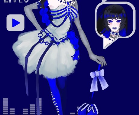 ミステリアスな雰囲気のイラストをお描きします 最短1日で最大3日で完成します！ イメージ2