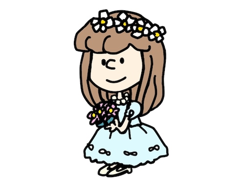 PEANUTS風な似顔絵を描かせていただきます 記念やプレゼントに！スヌーピー好きな方にオススメ。 イメージ2