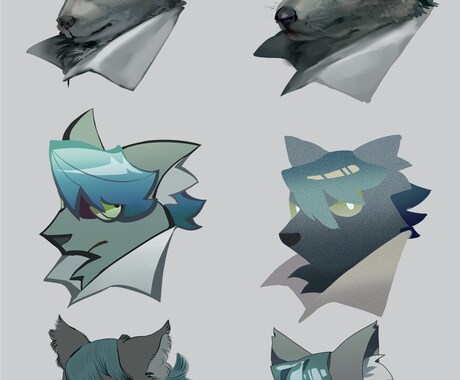 イラスト　アニメ塗りから厚塗りまで描きます 幅広いテイストで対応可能　アイコンや立ち絵 イメージ2